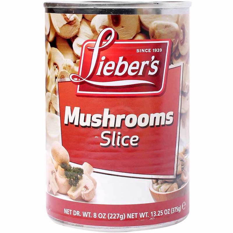 Sliced Mushrooms