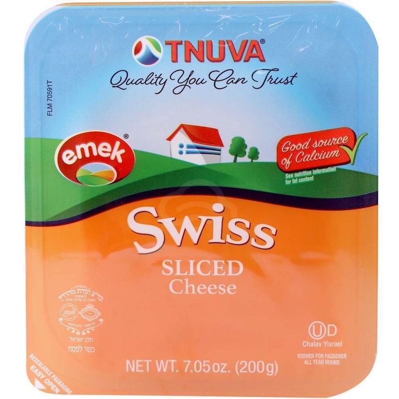 Sliced Swiss Cheese