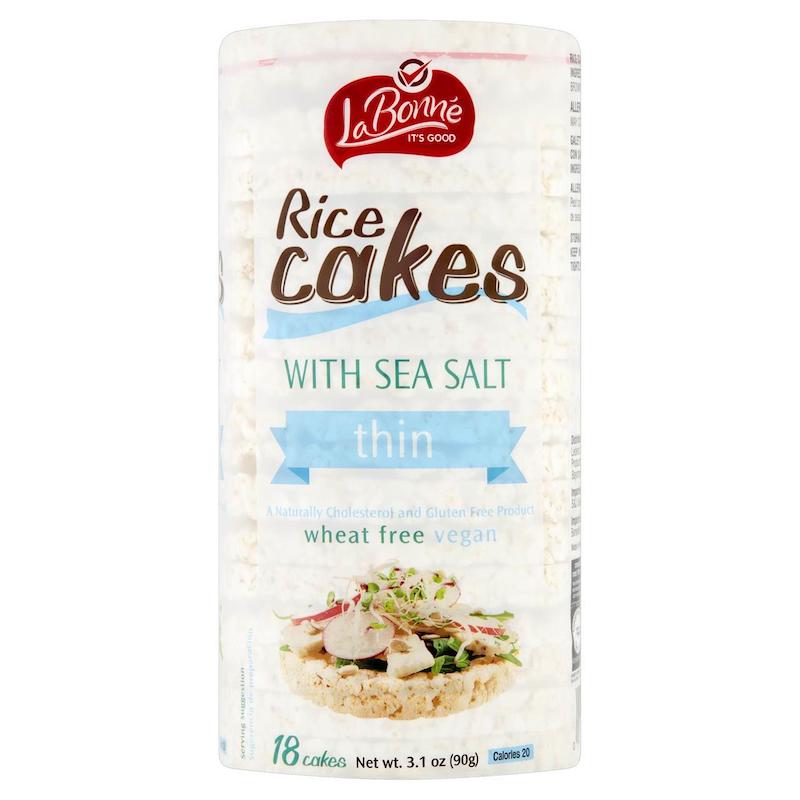 Thin Rice Cakes with Sea Salt
