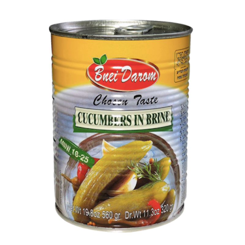 Cucumbers in Brine, Size 18-25