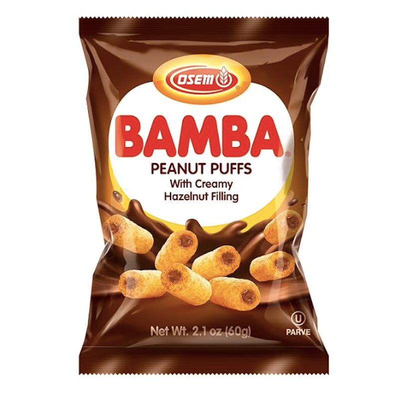 Bamba w/ Creamy Hazelnut Filling