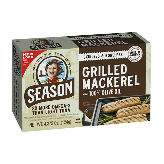 Canned Grilled Mackerel in Olive Oil