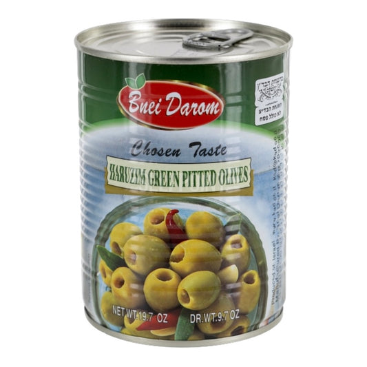 Green Pitted Olives