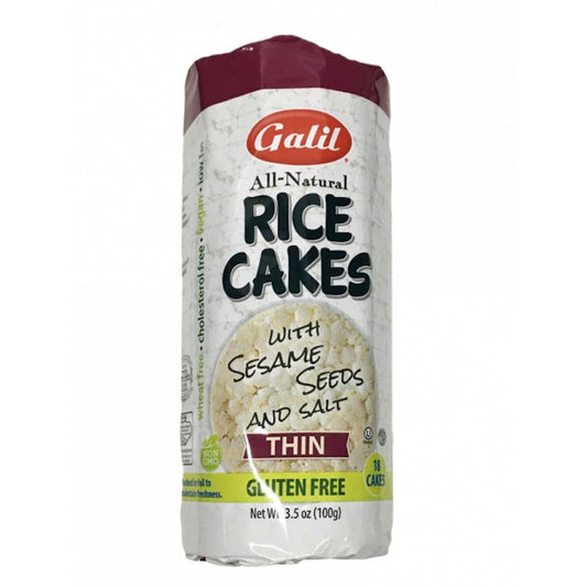 Rice Cakes w/ Sesame Seeds & Salt