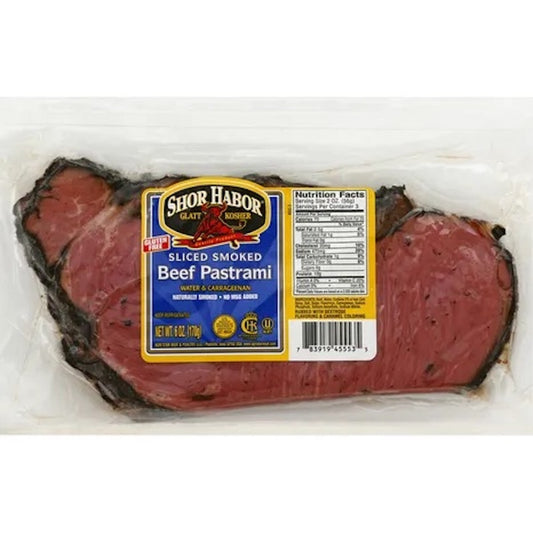 Sliced Smoked Beef Pastrami