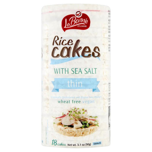 Thin Rice Cakes with Sea Salt