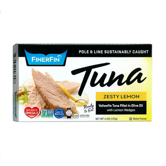 Tuna Fillet in Olive Oil w/ Lemon Wedges